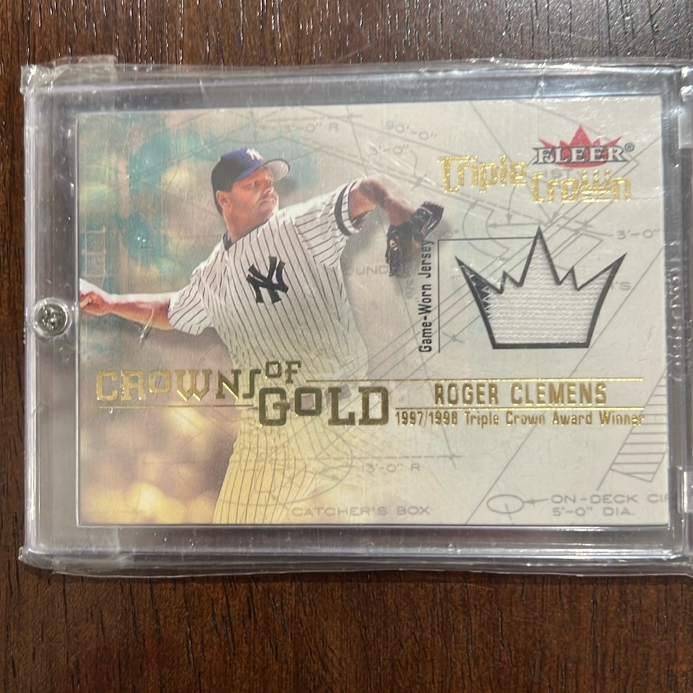 Roger Clemens baseballl card.